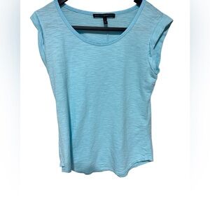 White House Black Market Light Blue Round Neck Sleeveless Top In Women's SizeS